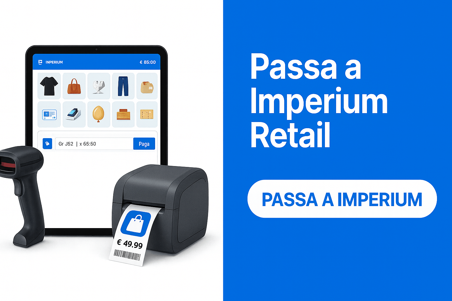 CTA Imperium gestionale negozi e retail: POS, magazzino e reportistica